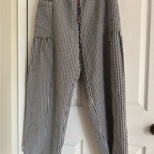 BUCKETLIST Monochrome Gingham Trousers